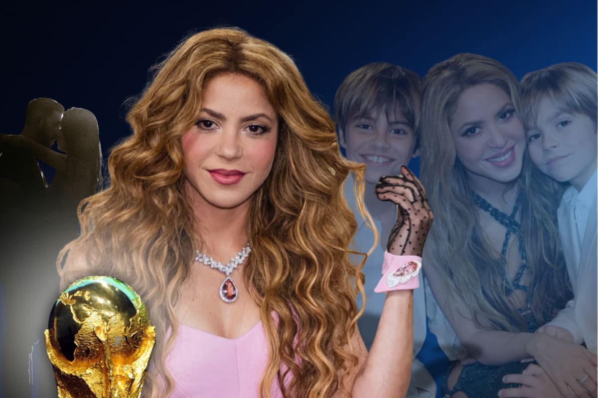 Shakira habló sobre su presente sentimental en medio del lanzamiento de ‘Dai Dai’, la canción oficial rumbo al Mundial 2026. Imagen tomada de Redes Sociales // X // Canva.