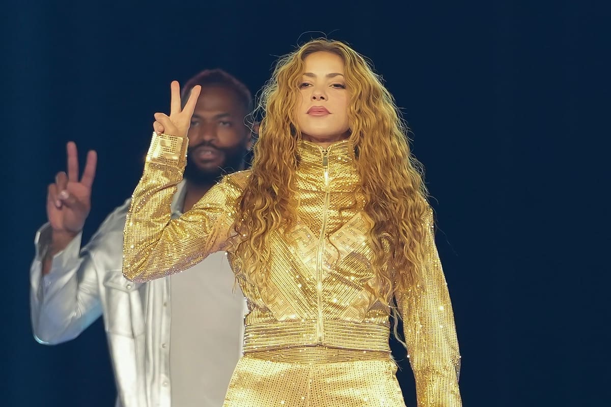 AME8048. BALTIMORE (ESTADOS UNIDOS), 06/07/2026.- La cantante colombiana Shakira se presenta con su gira Las Mujeres Ya No Lloran World Tour este lunes, en Baltimore (EE.UU.). EFE/ Octavio Guzmán