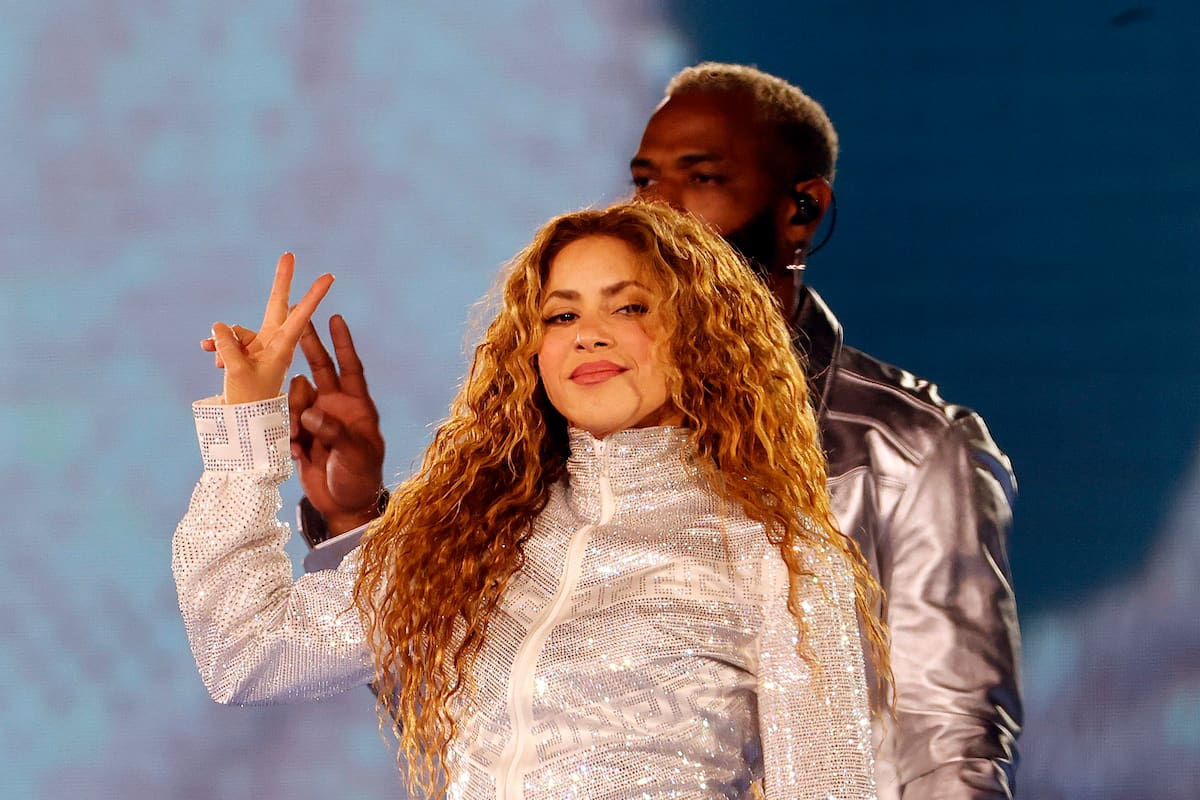 AME4059. BOGOTÁ (COLOMBIA), 26/02/2025.- La cantante colombiana Shakira se presentó en el estadio El Campín en Bogotá, como parte de la gira 'Las mujeres ya no lloran'. EFE/ Mauricio Dueñas