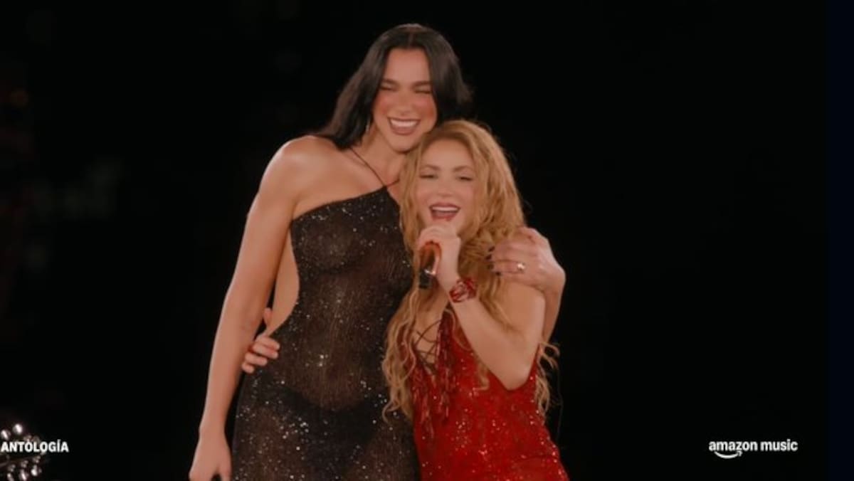 Shakira y Dua Lipa emocionaron a Madrid con el tema ‘Antología’.