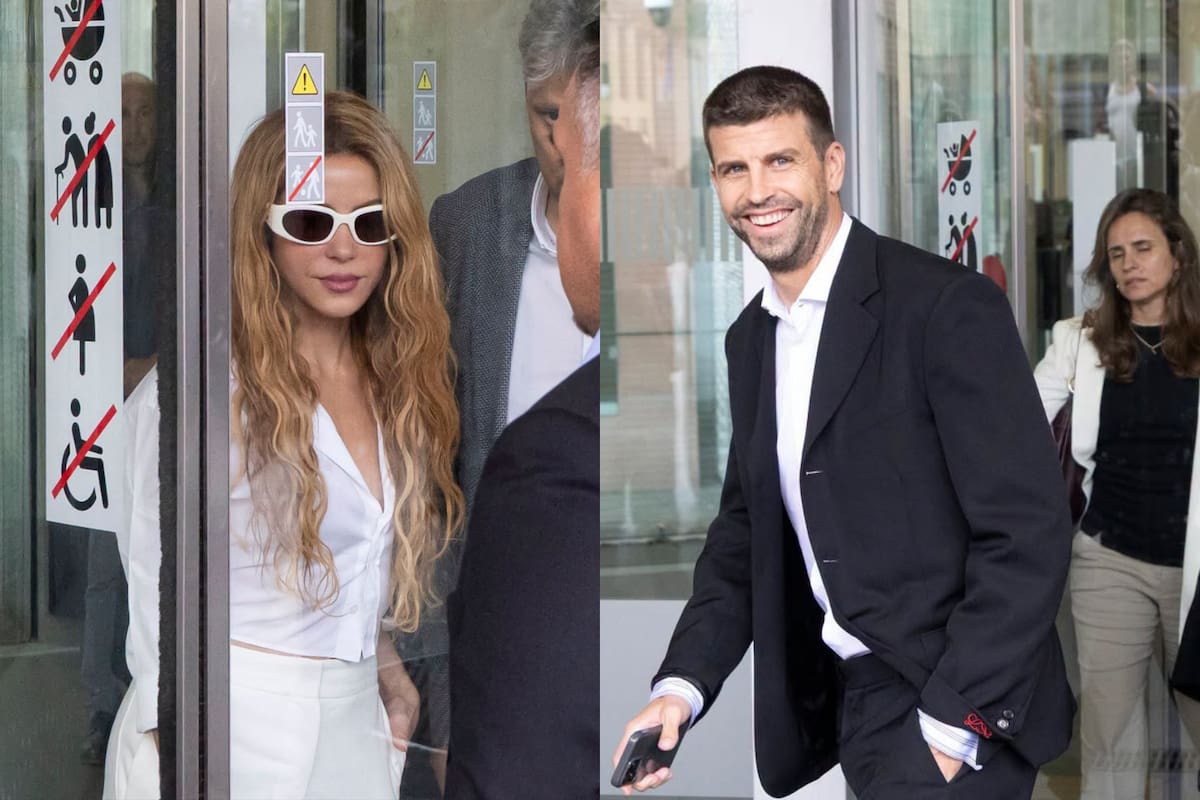 Shakira y Gerard Piqué se reunieron en España para revisar y establecer las condiciones del régimen de visitas de sus hijos, Milan y Sasha. Fotos: EFE