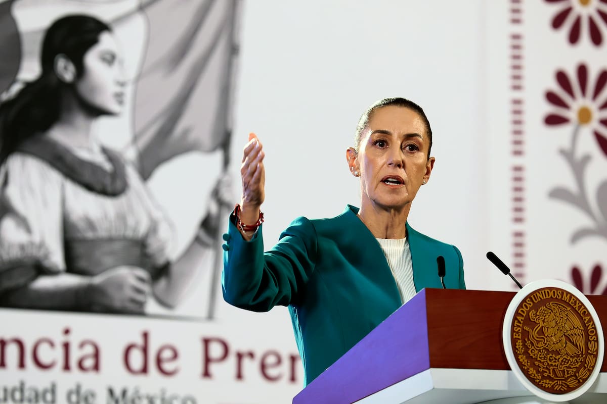 La presidenta de México Claudia Sheinbaum Pardo anunció el envío de ayudas humanitarias a Cuba. EFE/ José Méndez