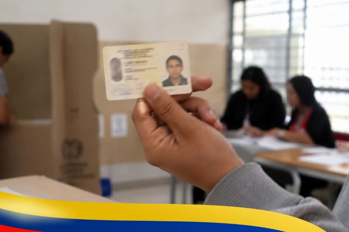 La Registraduría habilitó la consulta digital para que los ciudadanos verifiquen con anticipación su puesto y mesa de votación para las elecciones presidenciales del próximo 31 de mayo. Imagen de IA en apoyo en Canva.