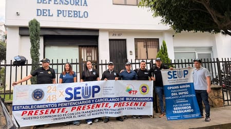 Sindicato del Inpec pide a la Defensoría alertar por riesgo para funcionarios en Santander