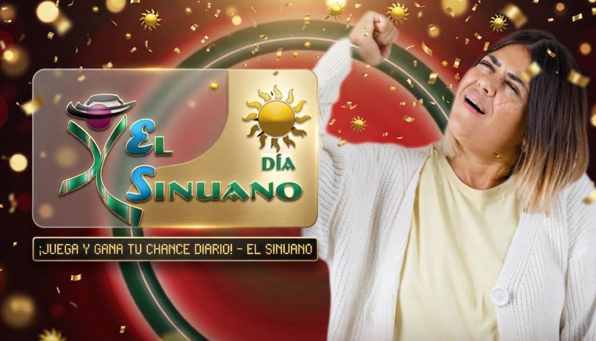 Resultado del sorteo del chance Sinuano Día.