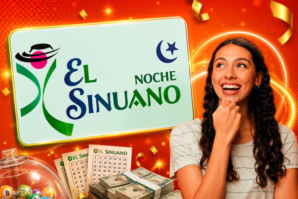 Sorteo de hoy del Sinuano Noche: estos son los números ganadores.