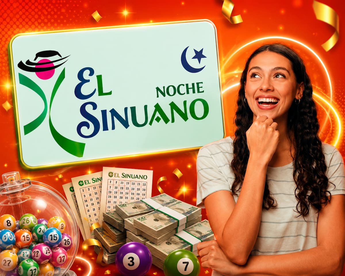 Sorteo de hoy del Sinuano Noche: estos son los números ganadores.
