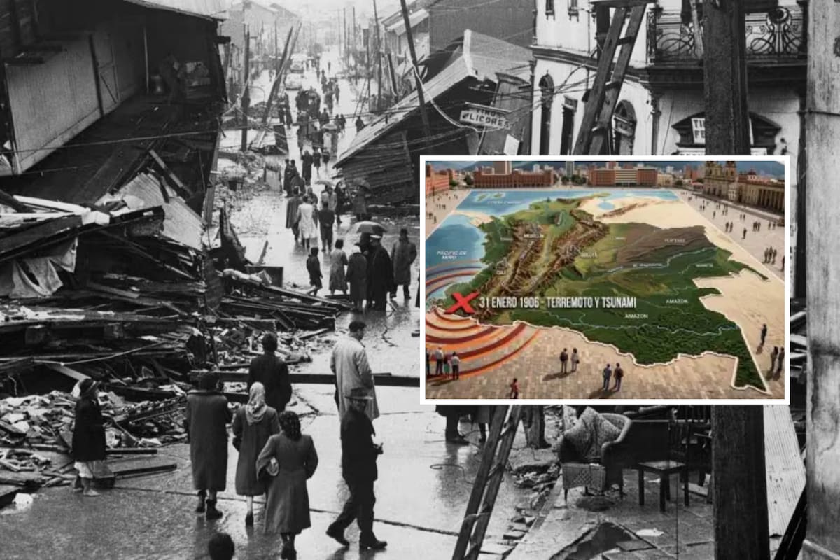 El terremoto mas fuerte registrado en la historia de Colombia. Foto: Recreada