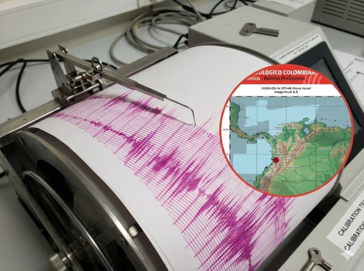 Captado en video: Así se vivió el sismo de 5.6 en el occidente colombiano. En Armenia y Cali, el movimiento de vidrios, jarras y plantas obligó a evacuar a decenas de personas en medio de la zozobra.
