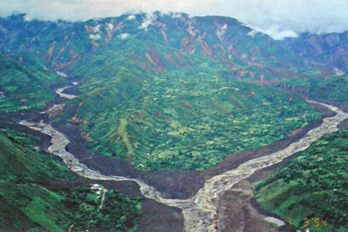 El 6 de junio de 1994, un sismo de magnitud 6,8 con epicentro en el municipio de Páez, Cauca. Foto: SGC.