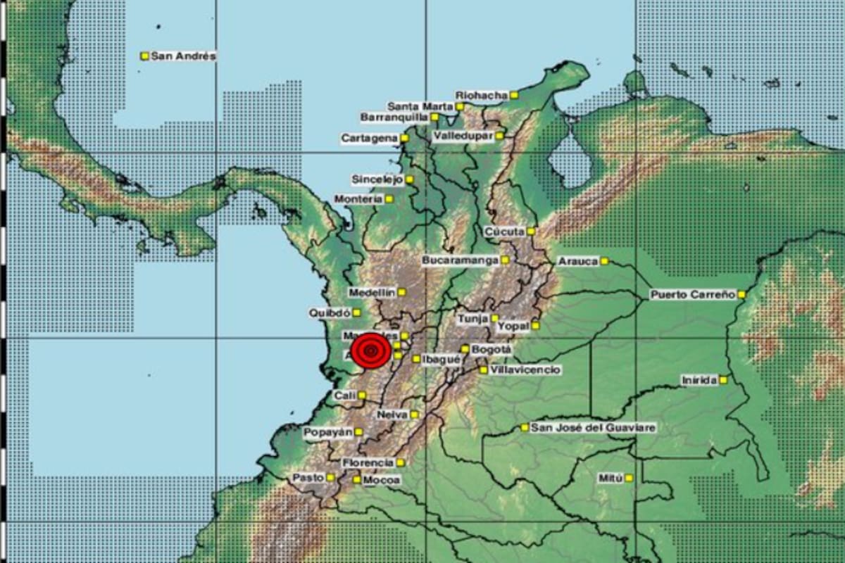 Fuerte sismo de magnitud 6,7 sacudió a Colombia y tuvo epicentro en Chocó.