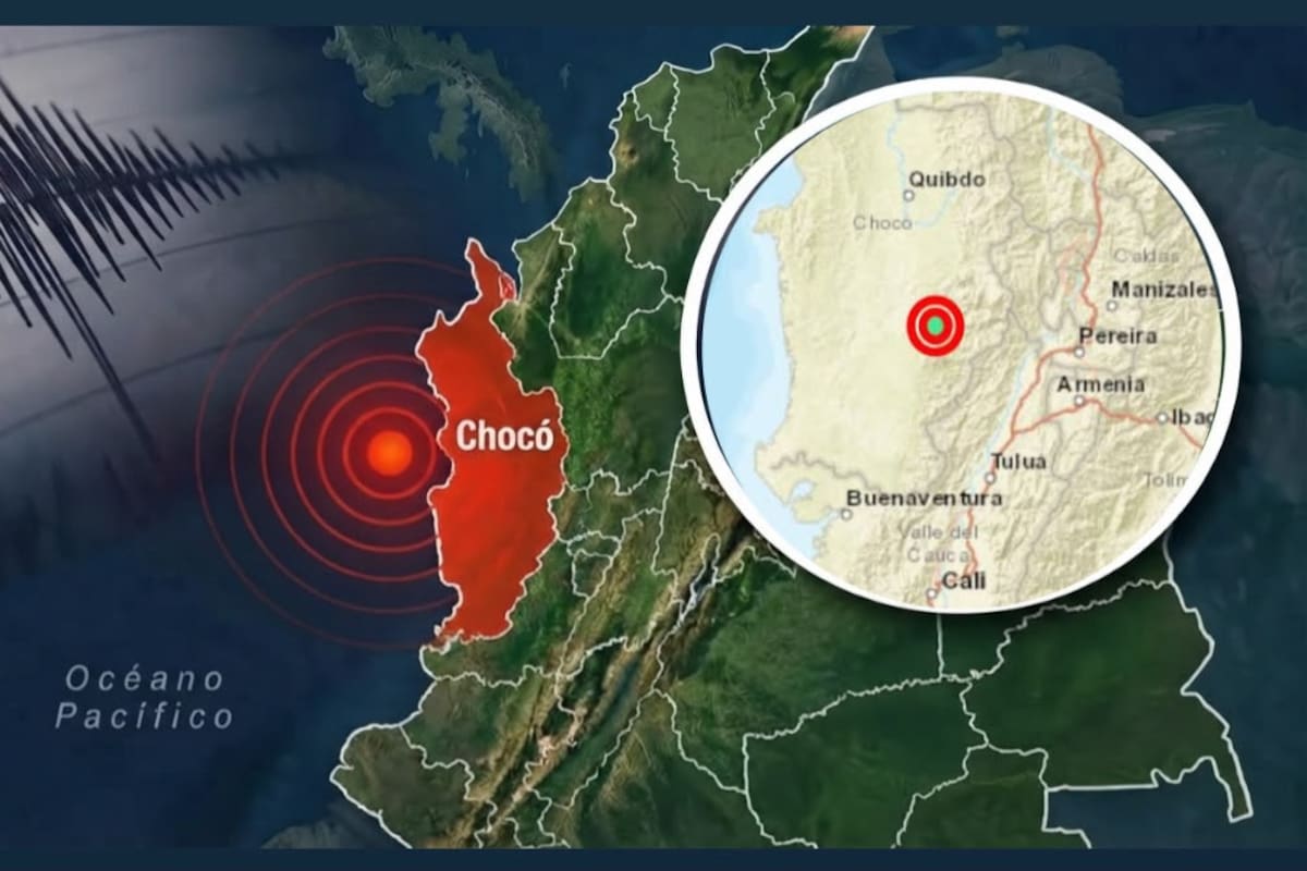 Un sismo de magnitud 4,0 tuvo epicentro en Istmina, Chocó, y fue reportado en Cali y Yumbo. El movimiento ocurrió a las 3:46 p. m. de este 26 de septiembre, a 46 kilómetros de profundidad y a 29 km de Sipí.