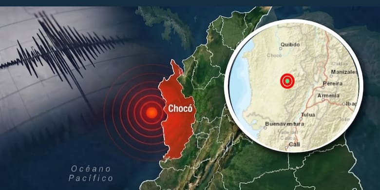 Continúa temblando en Chocó: Sismo en la tarde de este sábado 26 de septiembre en Istmina