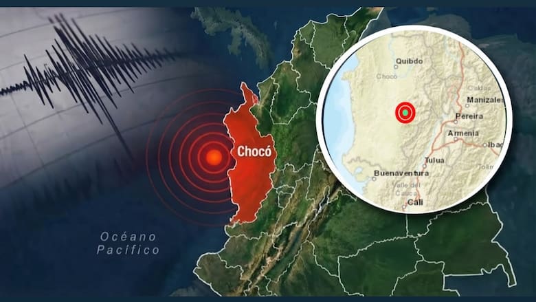 Continúa temblando en Chocó: Sismo en la tarde de este sábado 26 de septiembre en Istmina