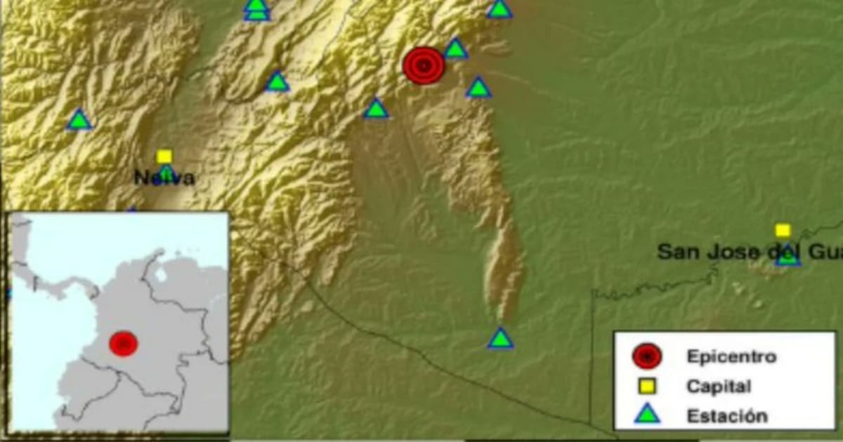 Sismo de 4.1 se sintió en el centro de Colombia.