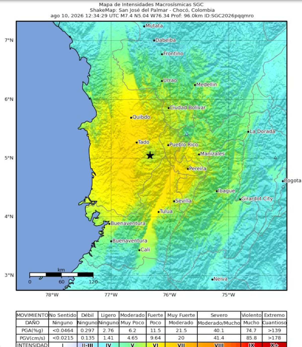 Terremoto de 7,4 en Colombia: experto explica por qué el movimiento llegó hasta Santander
