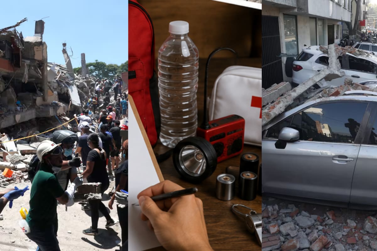 El fuerte sismo de magnitud 7,4 que sacudió a Colombia dejó daños en varias regiones del país y activó los protocolos de emergencia y atención de las autoridades. Fotos de: Redes, X.