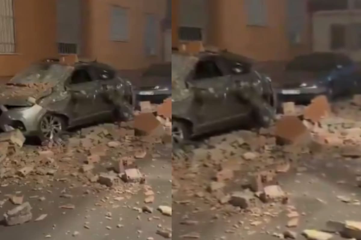 En Armilla se registraron daños materiales y caída de elementos de estructuras.