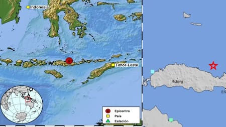 Sismo de magnitud 5.8 sacude Indonesia, el tercero reportado en una semana