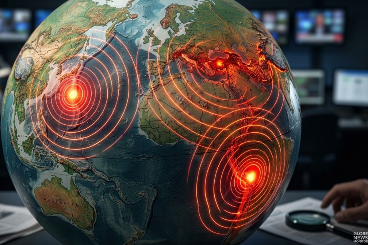 Tres terremotos sacudieron varias zonas del mundo en cuestión de horas, entre este viernes 15 de agosto y 16 de agosto de 2026.