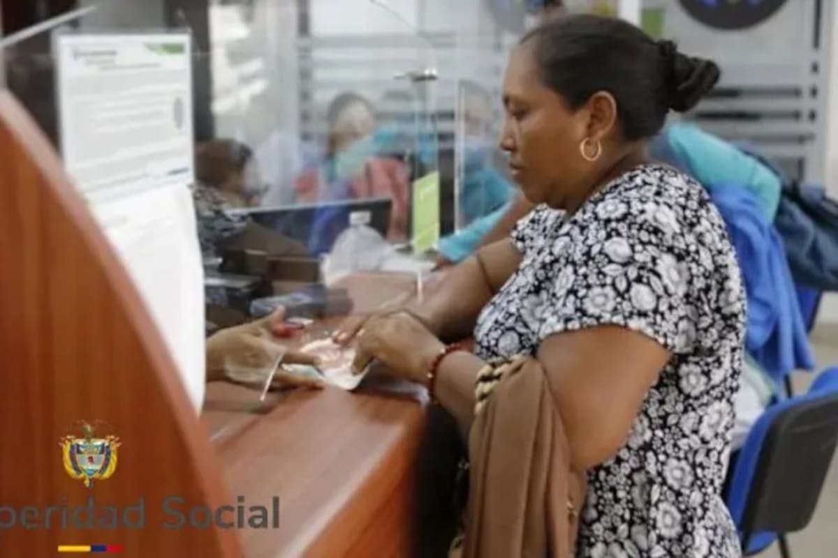 Pagos de Prosperidad Social.
Foto tomada de : Prosperidad Social.