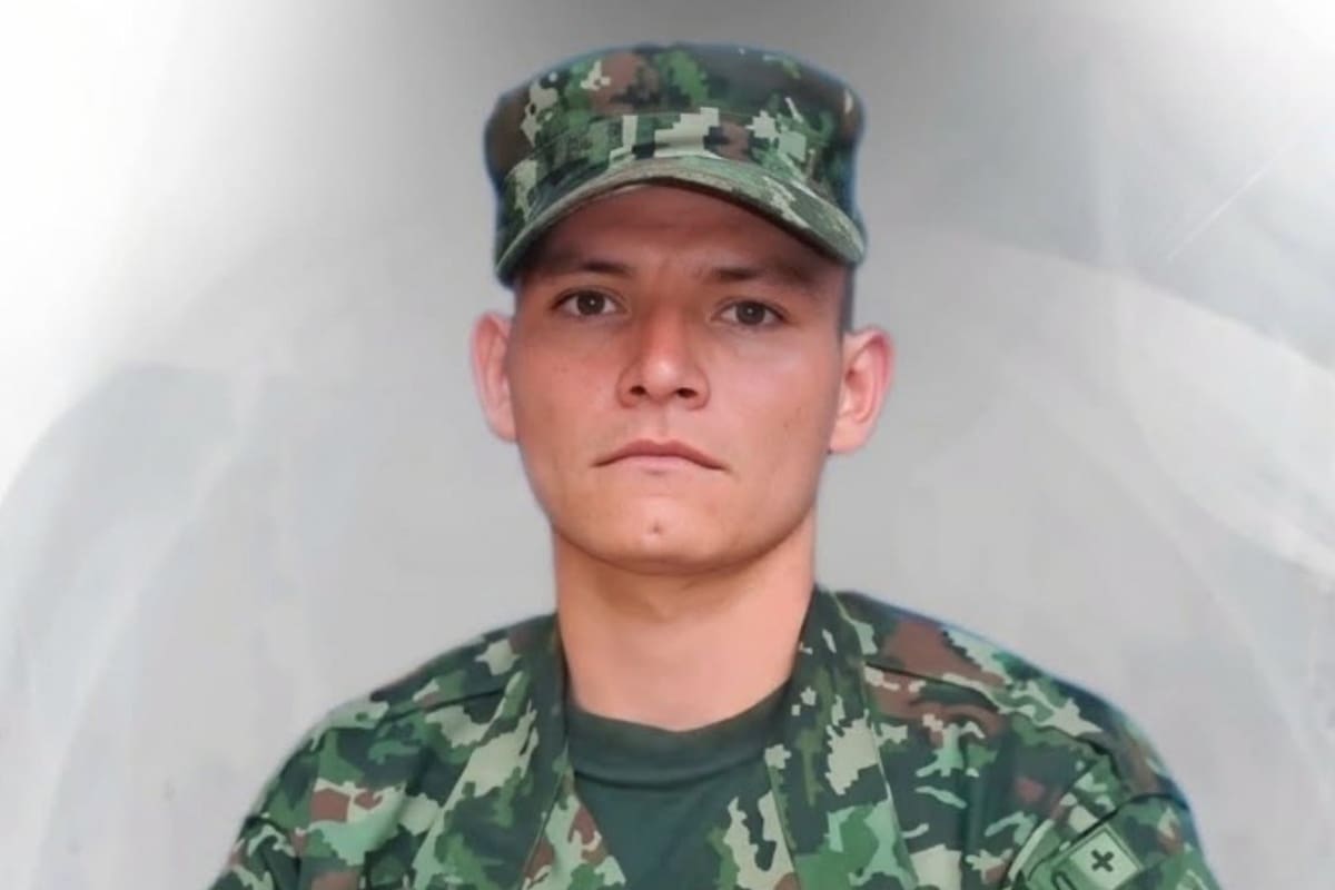 Brayan Ome Rojas, soldado profesional asesinado por las disidencias de las Farc.
Foto: Ejército.