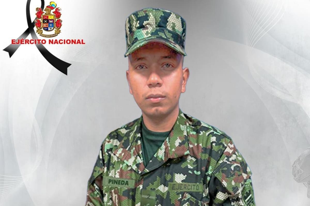 Soldado profesional Esneider Alejandro Pineda Olarte.