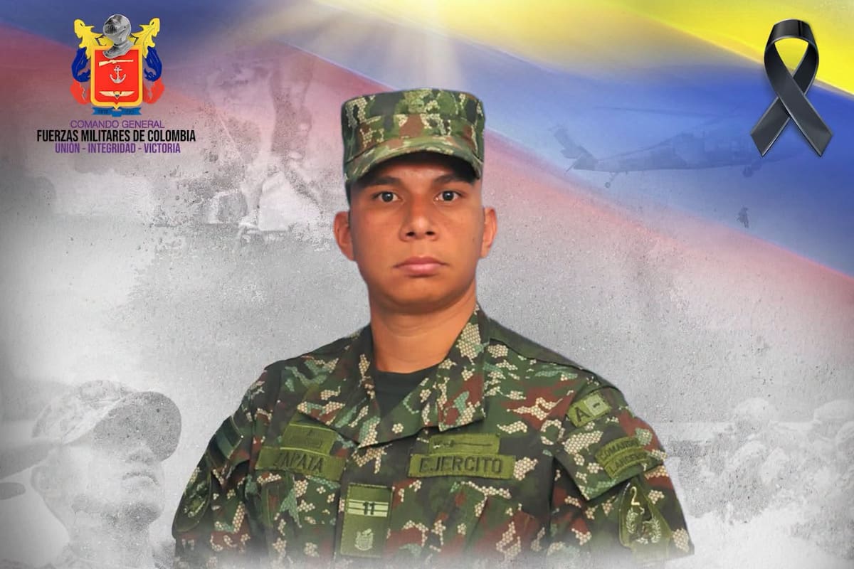 José Oswaldo Zapata, soldado murió tres días después de caer en un campo minado en el Catatumbo.
Foto: suministrado.