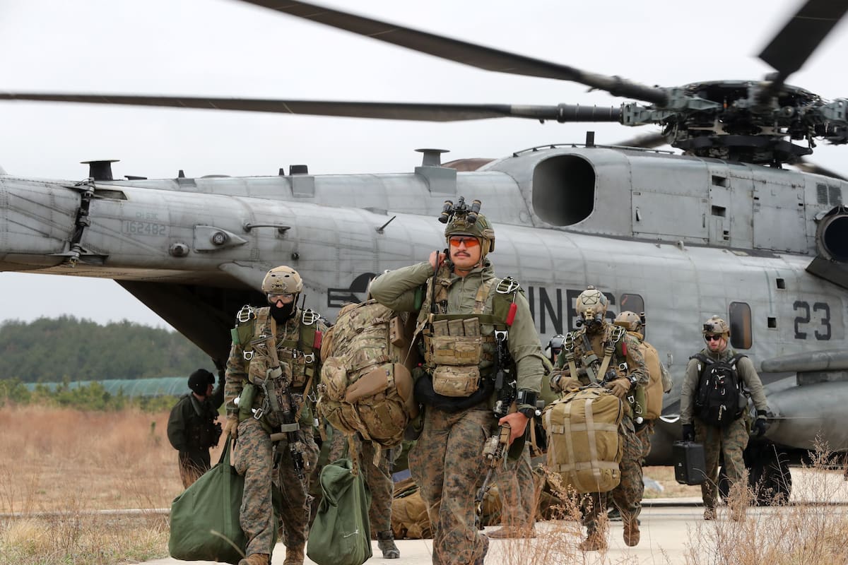 Tropas del las Fuerzas Armadas de Estados Unidos hacen ejercicios militares para estar siempre preparados para cualquier ofensiva. EFE/EPA/YONHAP