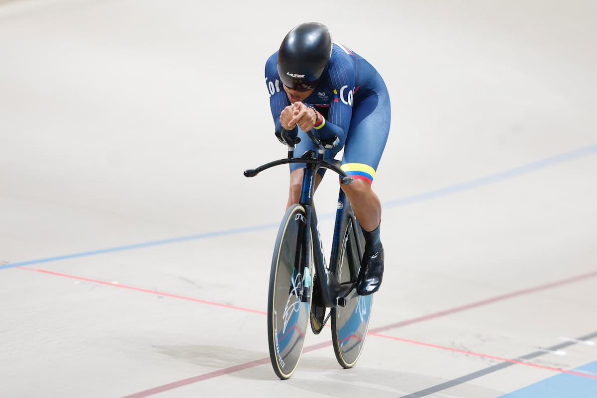 Stefany Cuadrado conquistó la medalla de oro en el kilómetro del Campeonato Panamericano de Ciclismo Pista 2026 en Santiago de Chile. Foto: @PanamSports