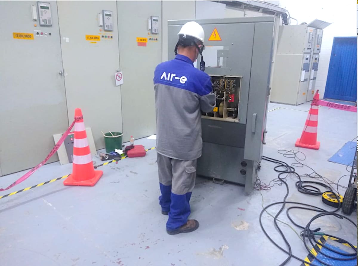 La empresa Air-e Intervenida anunció que este miércoles 20 de mayo estará realizando trabajo de mantenimiento en la subestación eléctrica Caracolí, que esta ubicada en el municipio de Soledad.//Cortesías Air-e.
