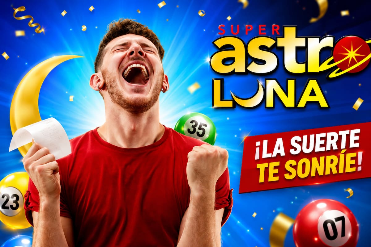 Sorteo de hoy de Super Astro Luna.
