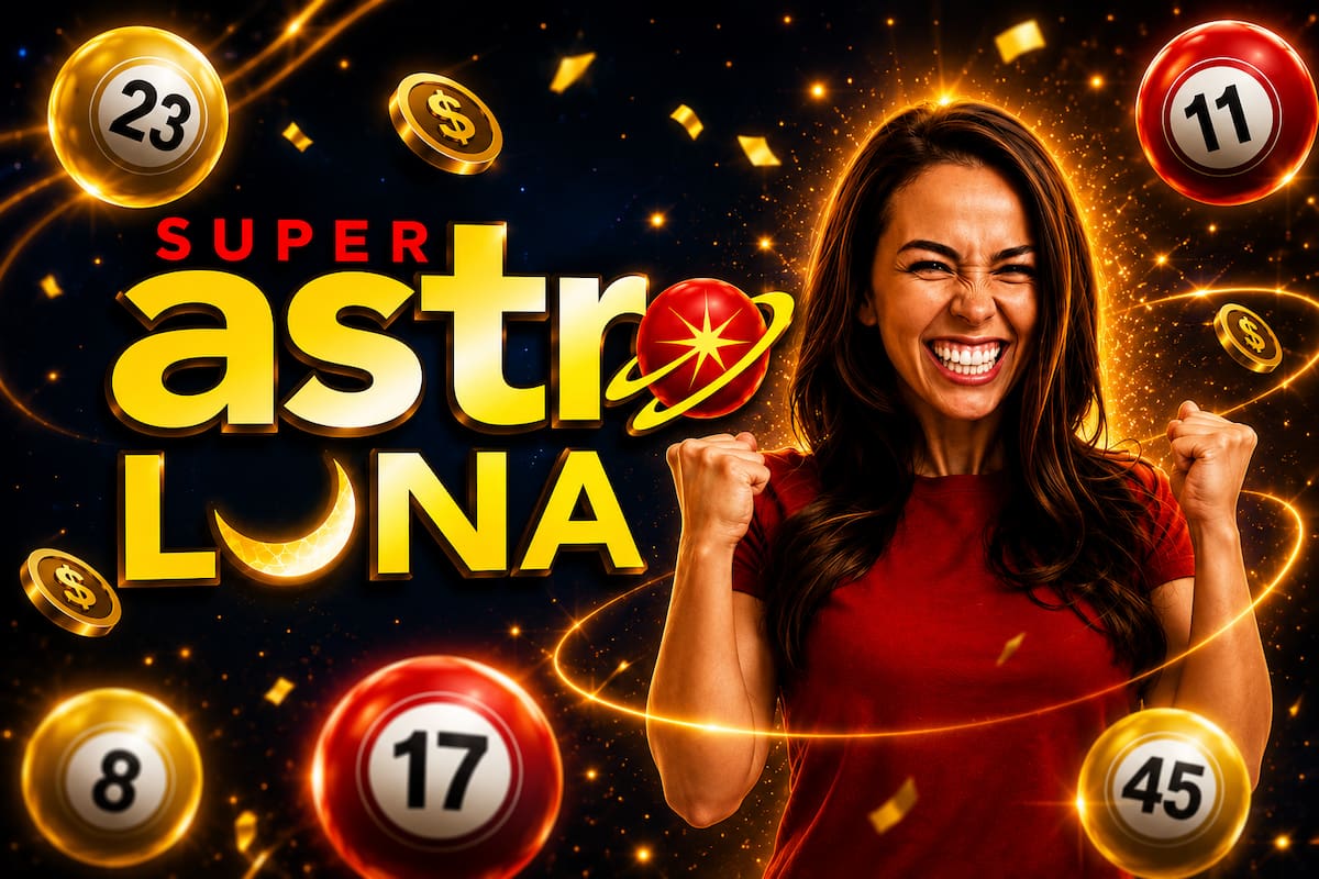 Conozca el resultado del sorteo de hoy de Super Astro Luna.