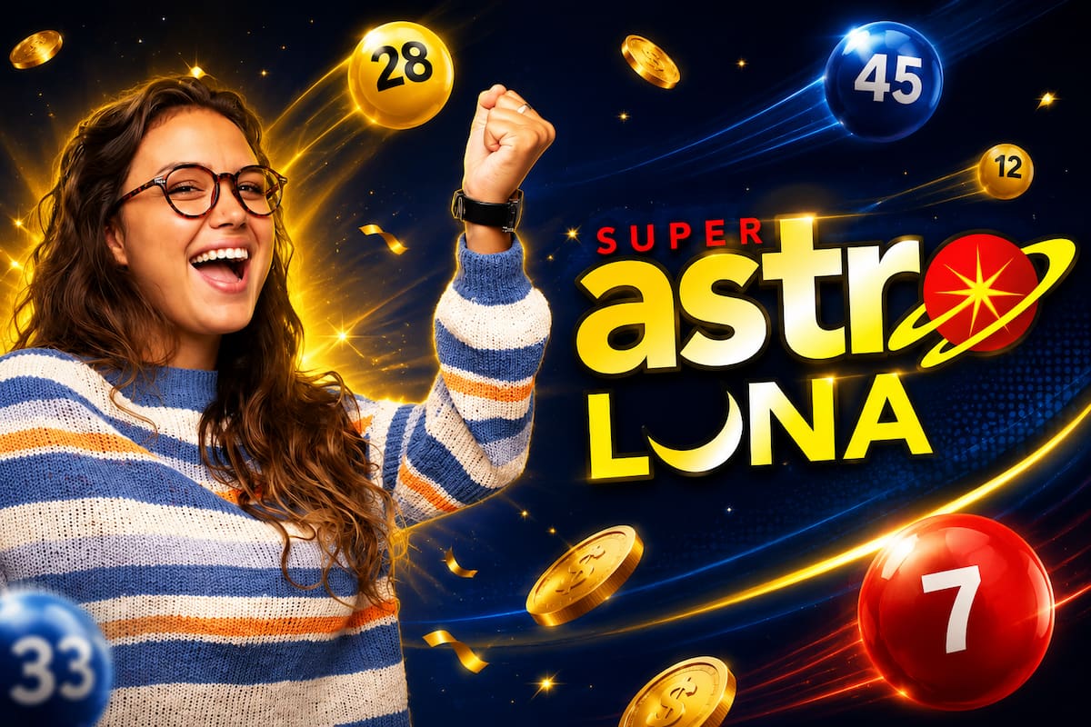 Sorteo de hoy de Super Astro Luna.