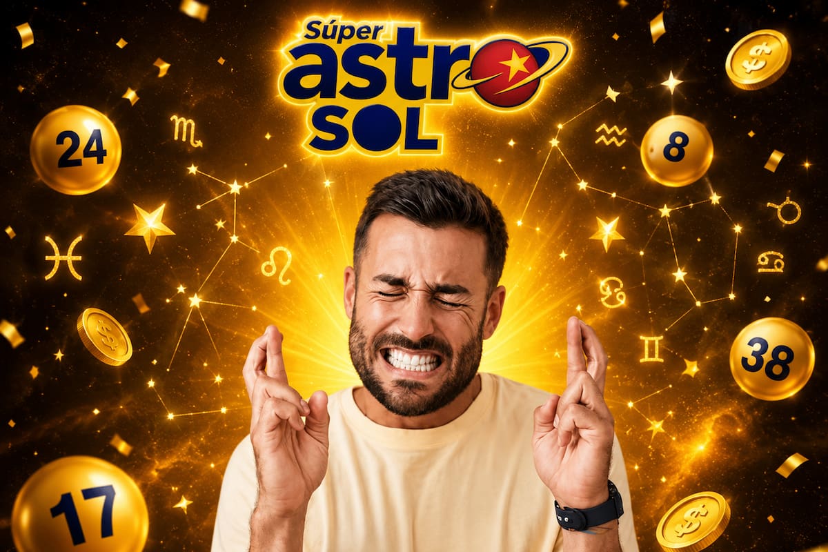 Cayó Super Astro Sol: este el número ganador.