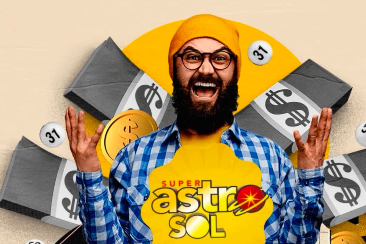 Sorteo de hoy de Super Astro Sol.