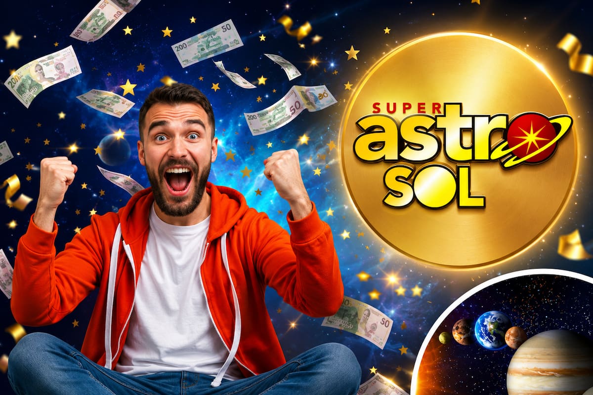Sorteo de hoy de Super Astro Sol.
