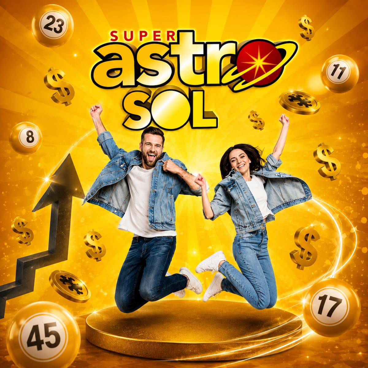 Sorteo de hoy de Super Astro Sol.