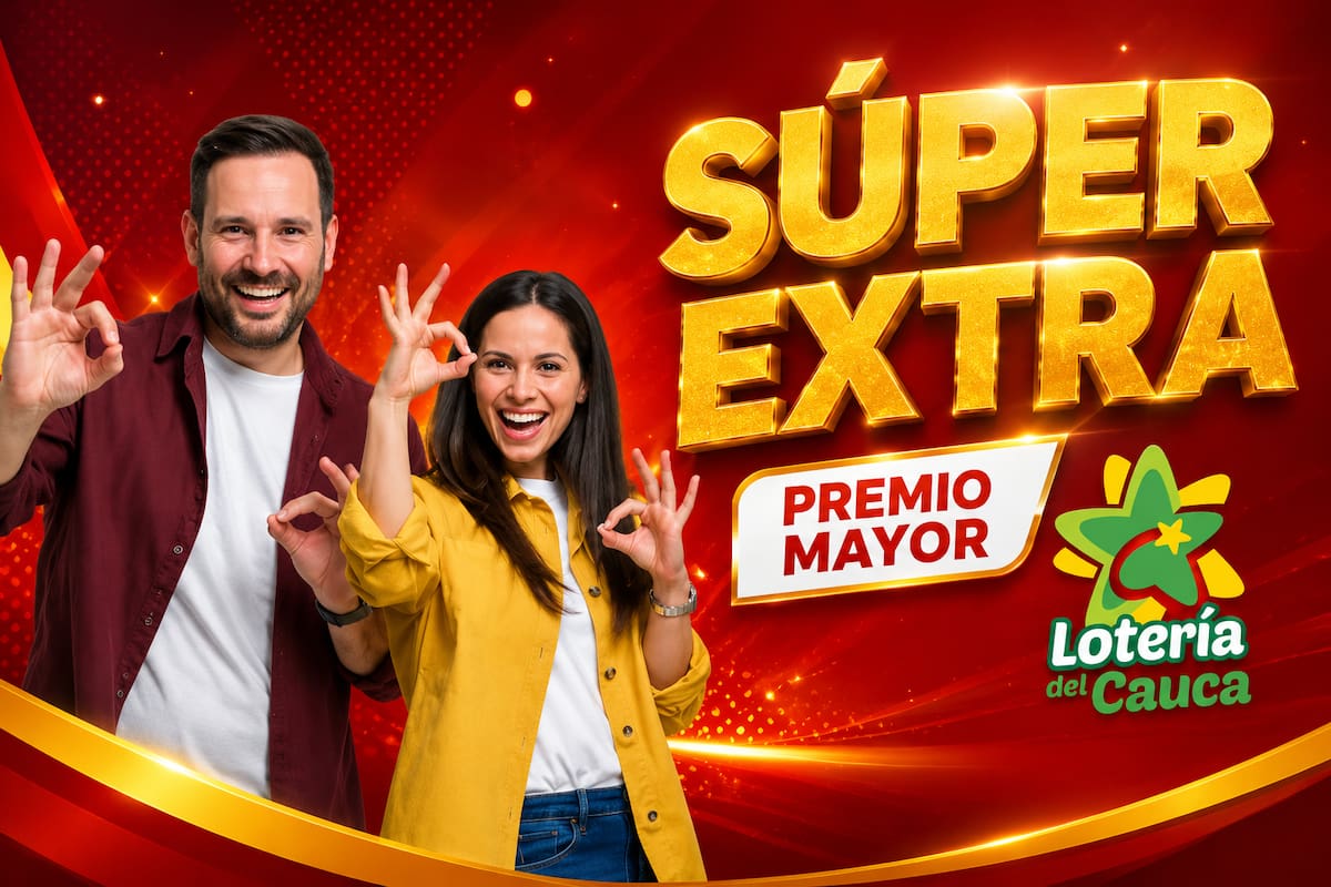 Súper Extra de la Lotería del Cauca: sorteo del jueves 20 de agosto de 2026.