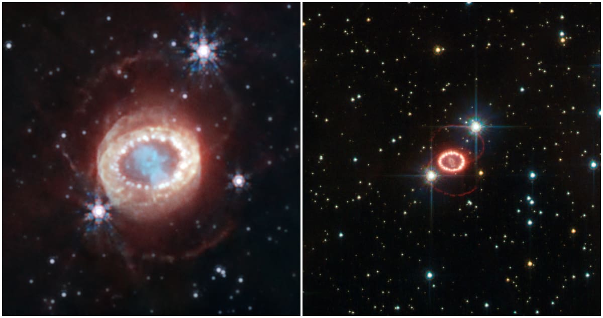 Imagen detallada del remanente de Pa 30, ubicado a unos 7.500 años luz de la Tierra.