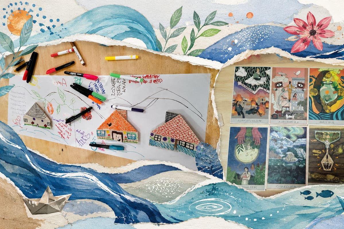 Talleres artísticos de vacaciones invitan a niñas y niños a imaginar el río como una casa. Foto suministrada /VANGUARDIA