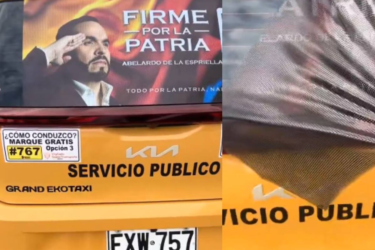 Taxista cartagenero se ha viralizado en las plataformas digitales luego de que compartiera un video en TikTok en el que se le observa quitando microperforado con la imagen del candidato presidencial Abelardo de la Espriella
