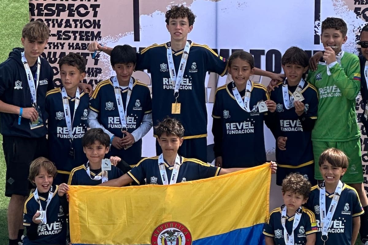 Cuatro futbolistas santandereanos hicieron parte del Team Revel Colombia, que terminó en la tercera casilla del World Challenge de Fundaciones Real Madrid, en la categoría Sub-12.