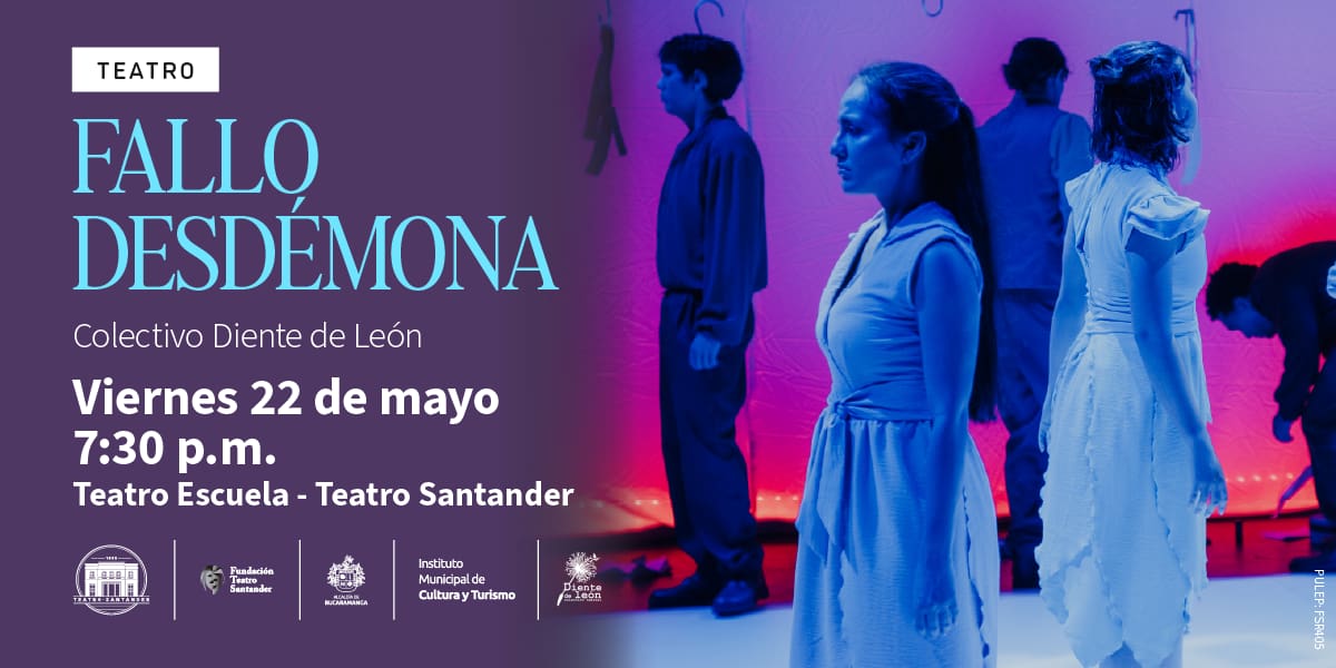 Fallo Desdémona: una dramaturgia contemporánea para entender la violencia en las relaciones que llega al Teatro Escuela