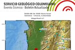 Fuerte sismo este lunes 24 de agosto en Chocó: esta fue la magnitud y el epicentro