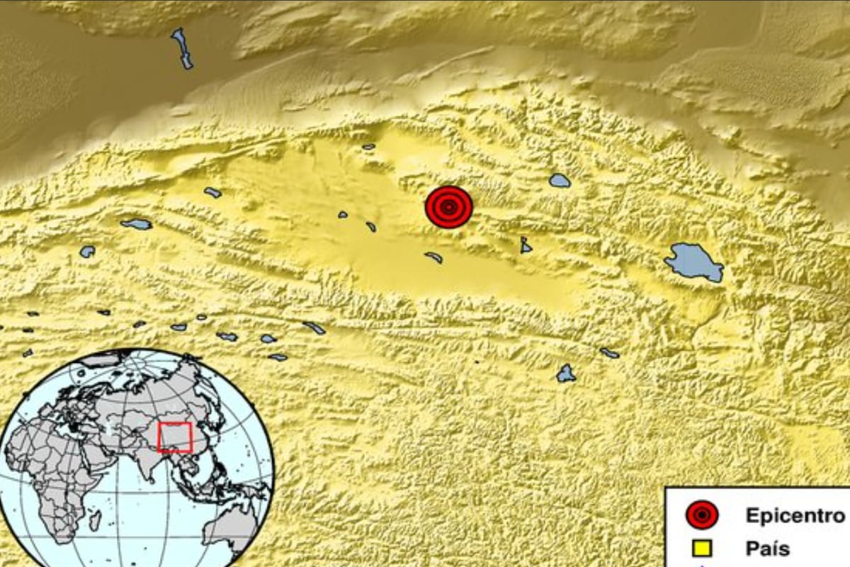 Sismo en China hoy, 18 de agosto: magnitud 5,9 cerca de Dunhuang.
Foto: cortesía.