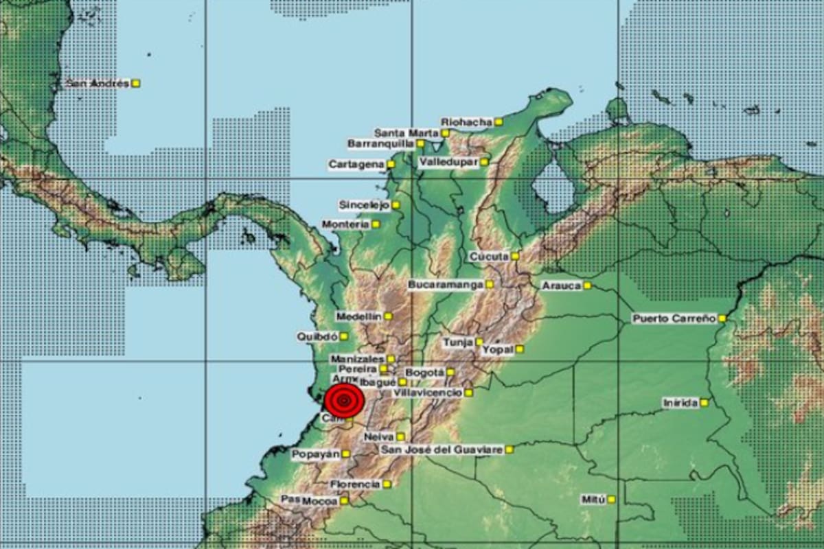 El sismo tuvo como epicentro El Litoral del San Juán, Chocó.