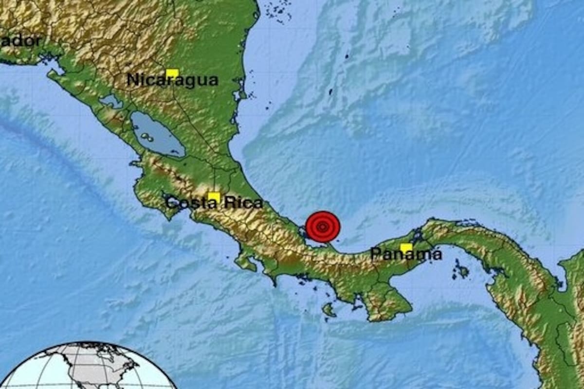 Fuerte temblor de magnitud 5.0 sacudió Panamá este sábado: se sintió en varias regiones. / Servicio Geológico Colombiano