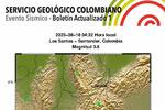 ¿Lo sintió? Temblor de esta madrugada en Los Santos fue de 3.6