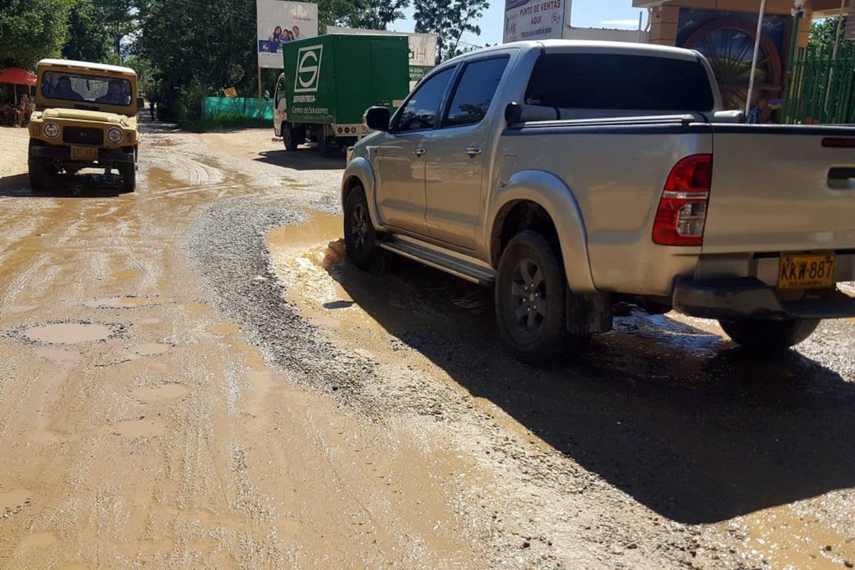 La pavimentación del sector se debe hacer entre las constructoras y el municipio por medio de un convenio con la PDS. (Foto: Suministrada/VANGUARDIA LIBERAL)